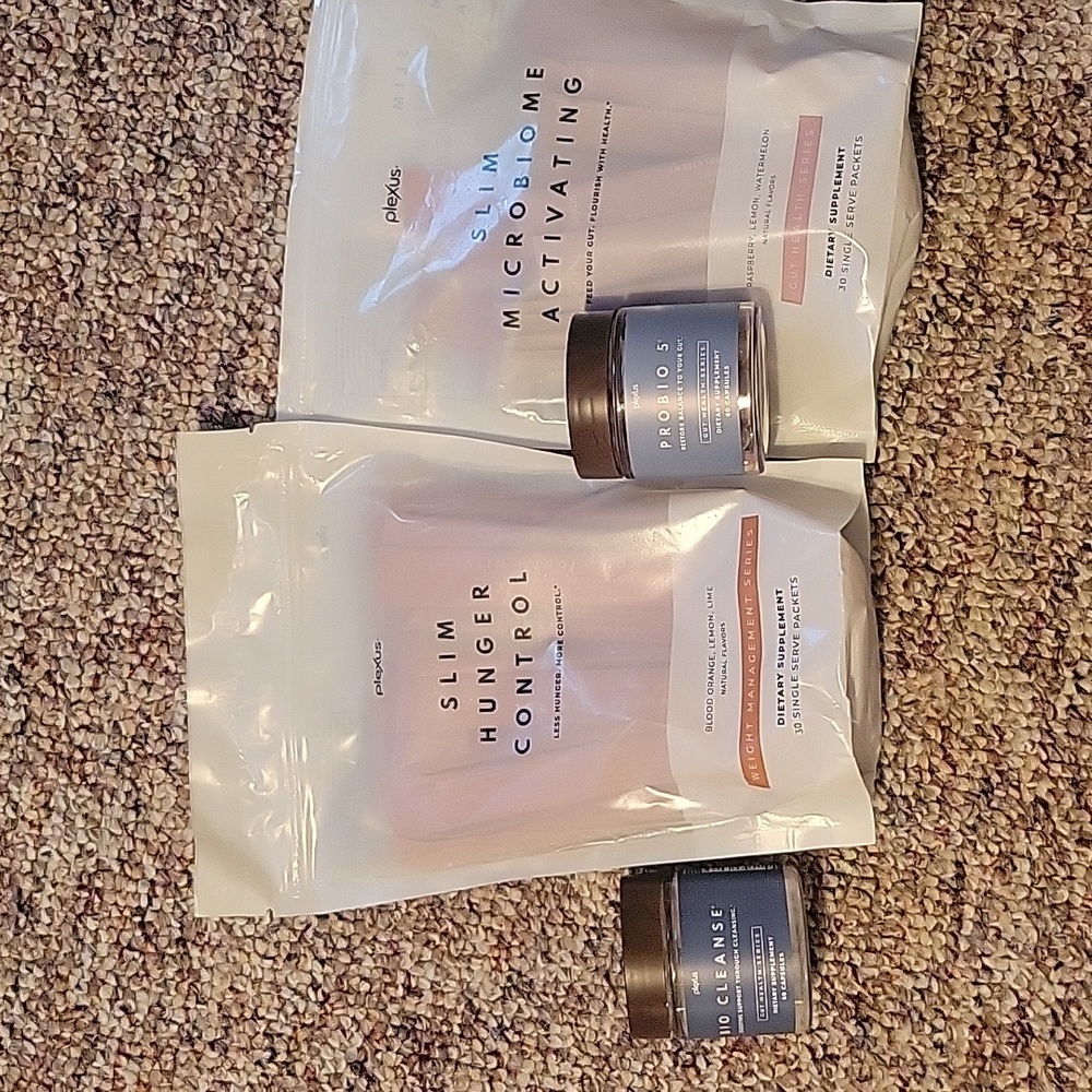 Slim hunger control, biocleanse, probio5 & Slim microbiome activating